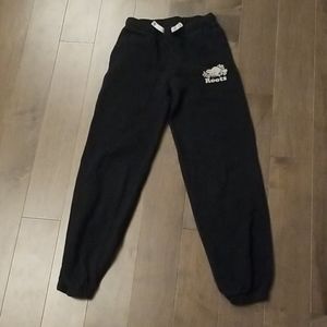 Girls black roots pants